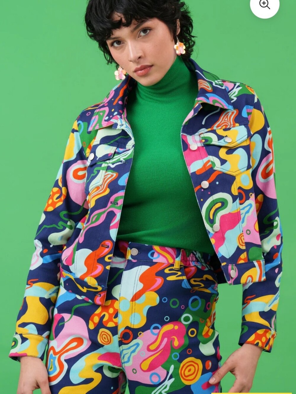 Vow Studio Splash Jacket AU 18 US XL/XXL. Nooworks-esque. Psychedelic. Unique.